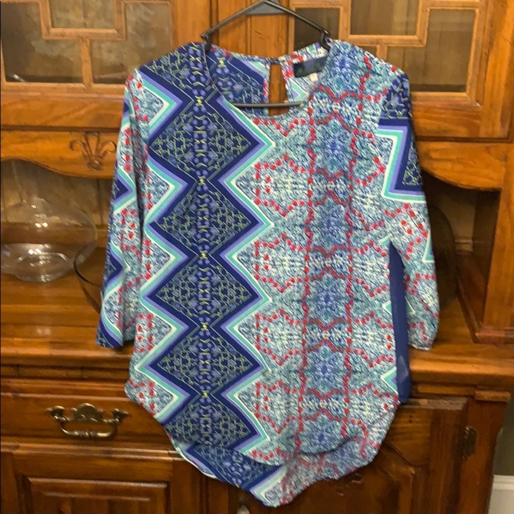 Blue Rain Blouse Women Size Small